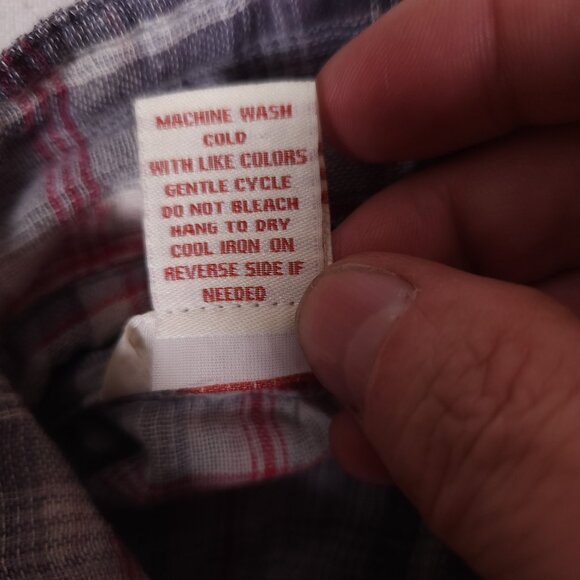 Sundance Beat Back Beauty Snap Shirt Womens XL Mixed Plaid Rayon Boho Western - Picture 15 of 16